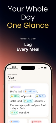 Calorie Tracker: NutriLog Screenshot 1 of 5