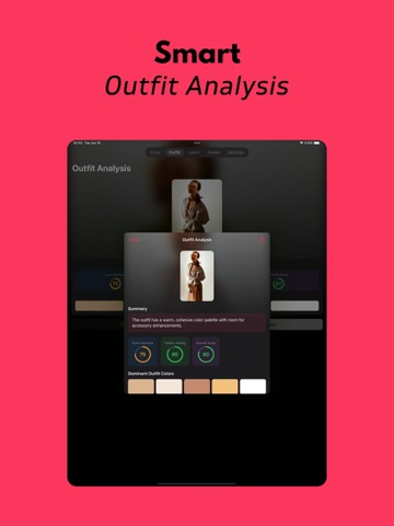 Color Analysis: Colorayz iPad screenshot