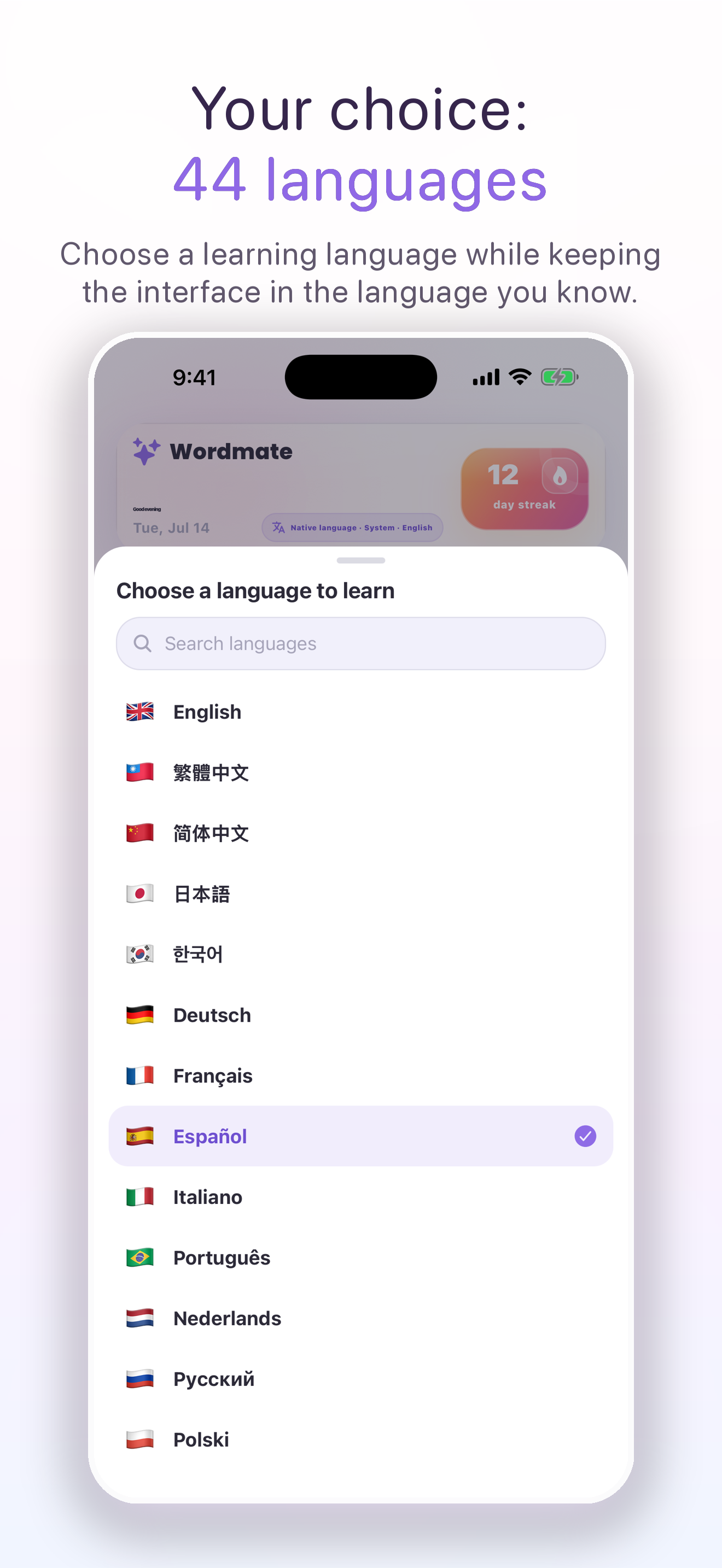 Wordmate: Learn 44 Languages screenshot 3