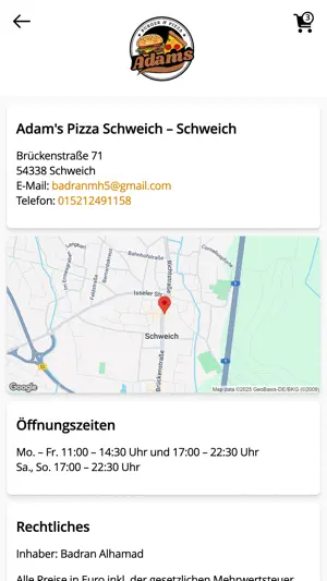 Adam's Pizza Schweich screenshot 4