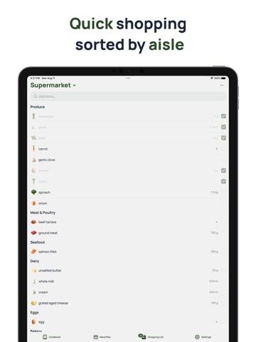Avocadish: Recipes & Mealplan iPad screenshot 5
