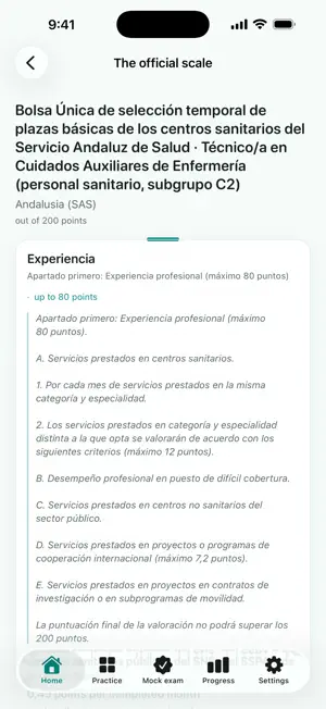 Cofia: TCAE Nursing Exam screenshot 4