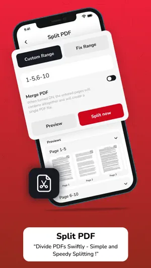 Split PDF : Extract PDF Pages screenshot 2