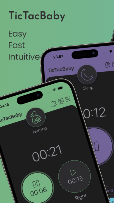 Screenshot #1 pour TicTacBaby: Baby Care Tracking