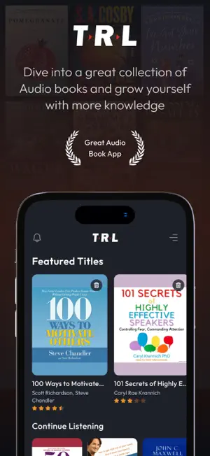 TRL Audiobooks screenshot 1