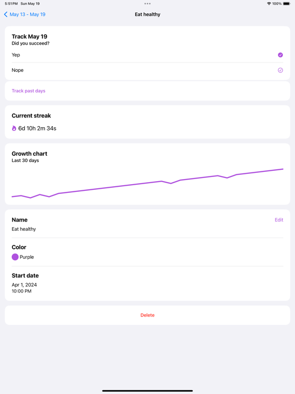 Check: Track Habits Easilyのおすすめ画像3