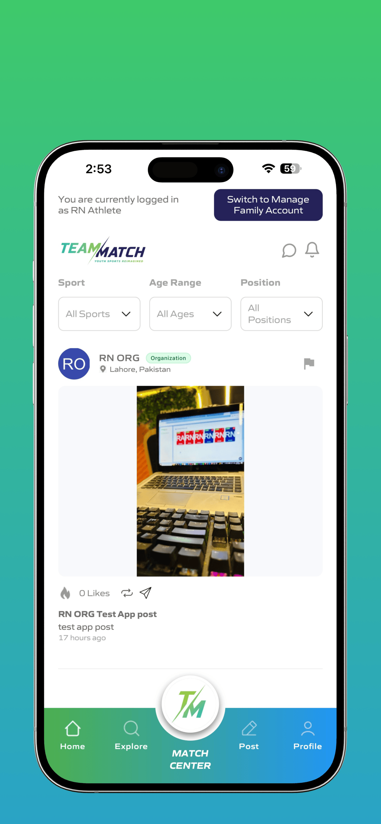 TeamMatch Sports