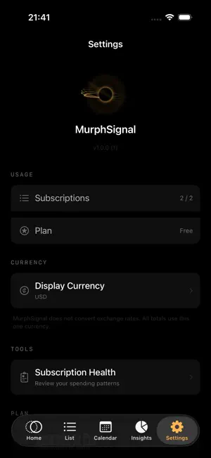 MurphSignal: Bill Tracker screenshot 3