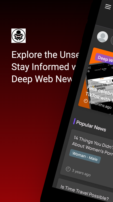 Deep Web : Unlimited knowledge Screenshot