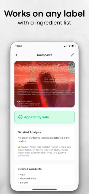 AllergenFinder screenshot 3