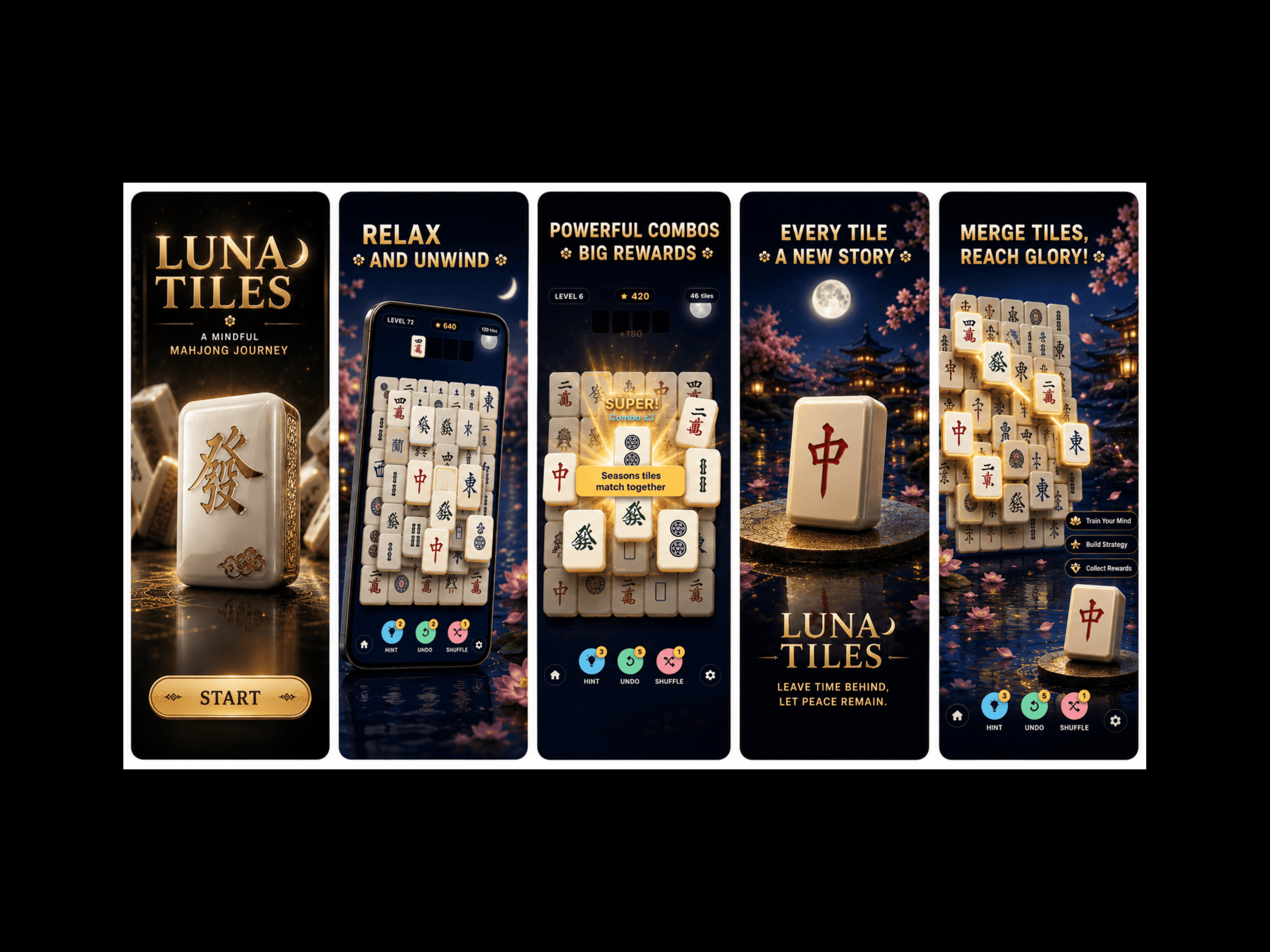 Luna Tiles: Mahjong screenshot 5