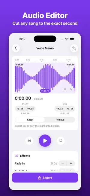Audio Tools - Reco screenshot 1