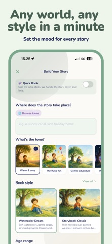 Noli: Personalized Storybooks iPhone screenshot