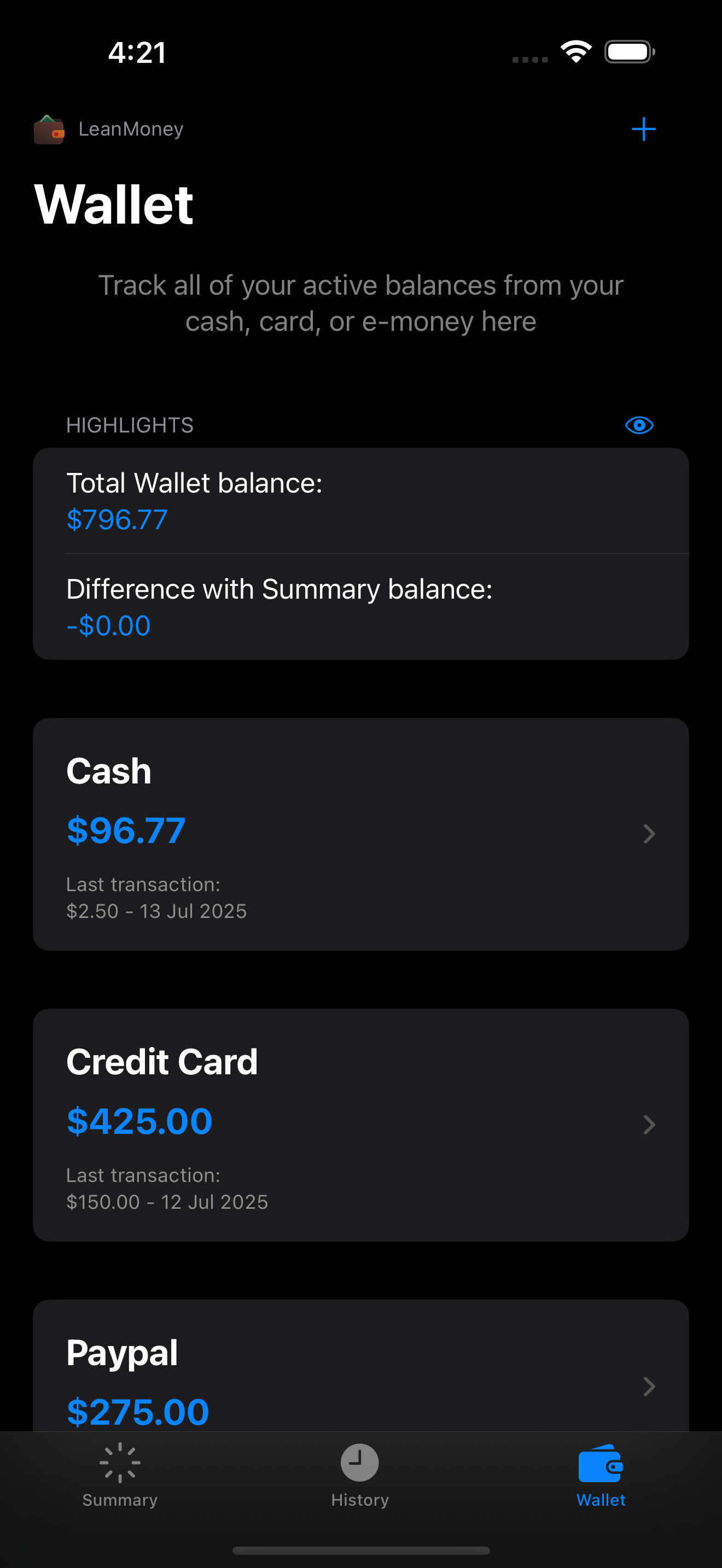 LeanMoney - Spending Tracker screenshot 7