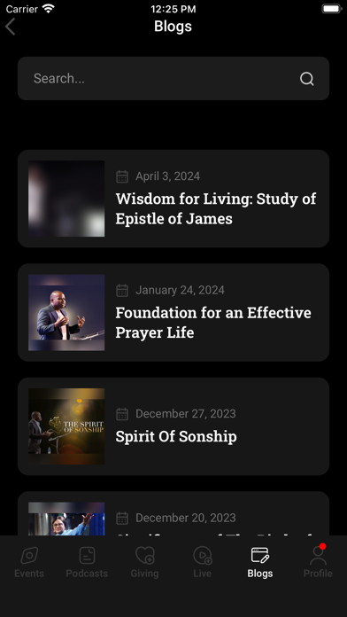 AHOW App Screenshot