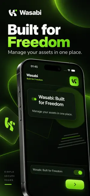 Wasabi: Built for Freedom screenshot 1