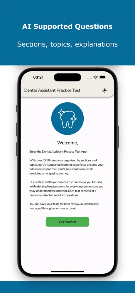 Dental Assistant Practice Test Screenshot 2