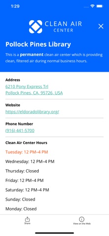 California Smoke Spotter iPhone screenshot