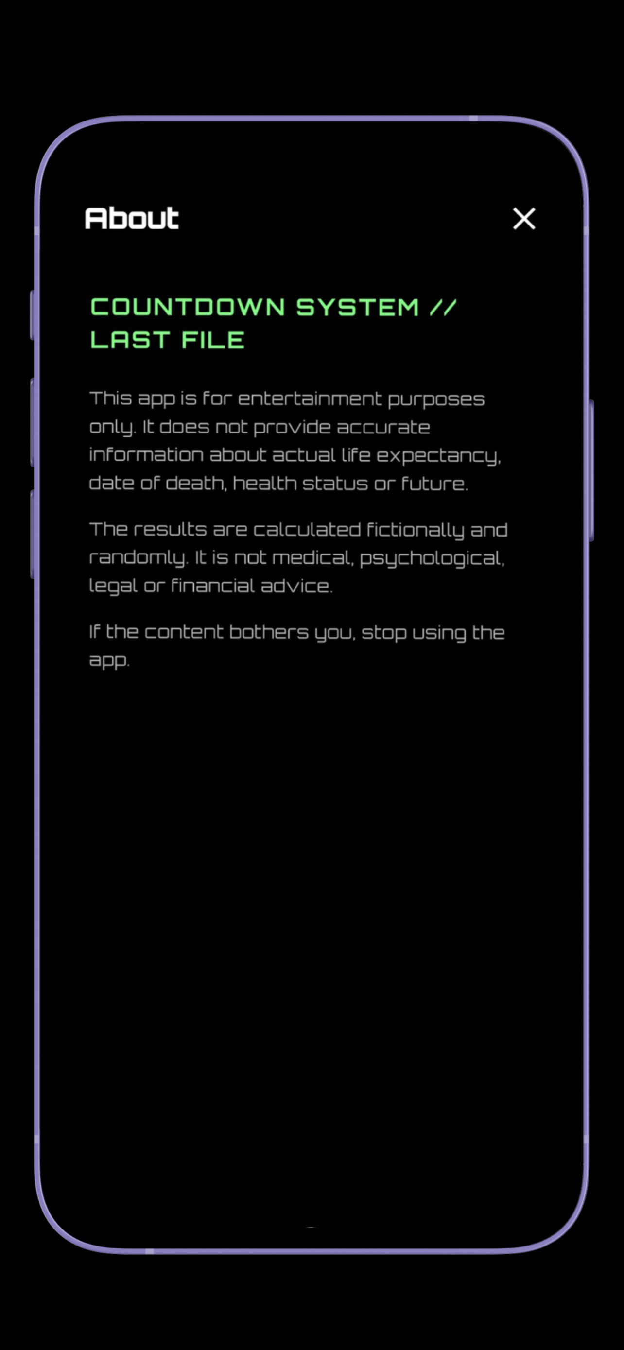 Countdown: Death Counter screenshot 5