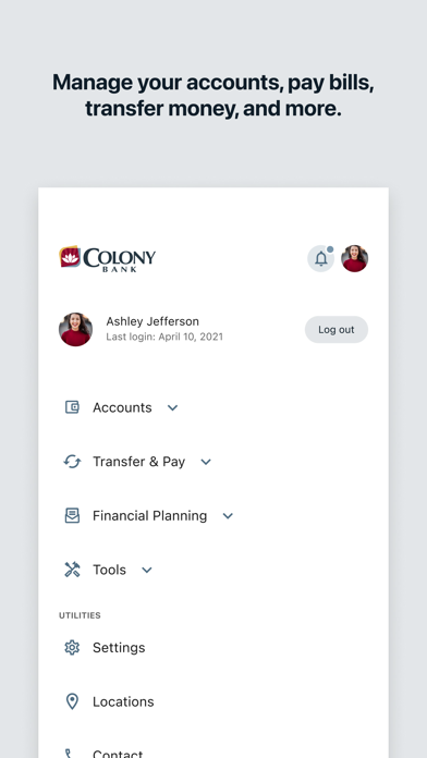 Colony Bank Mobile Banking Screenshot 4 of 4