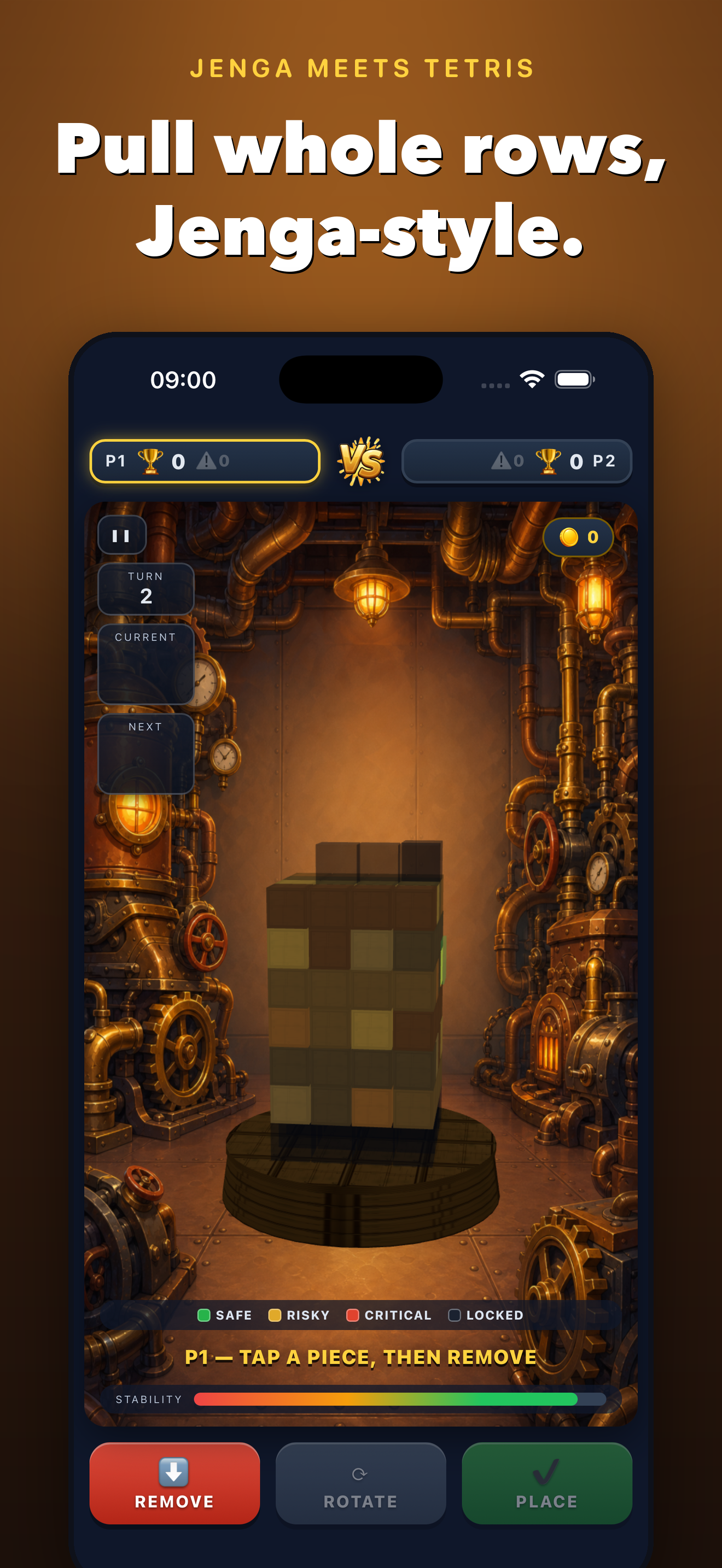 TetroTumble screenshot 2