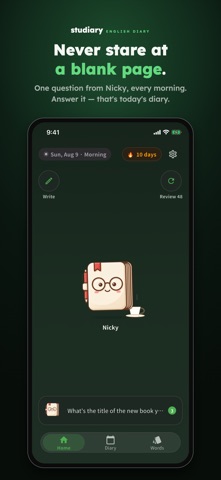 Studiary: AI English Diary Screenshot 1 of 6