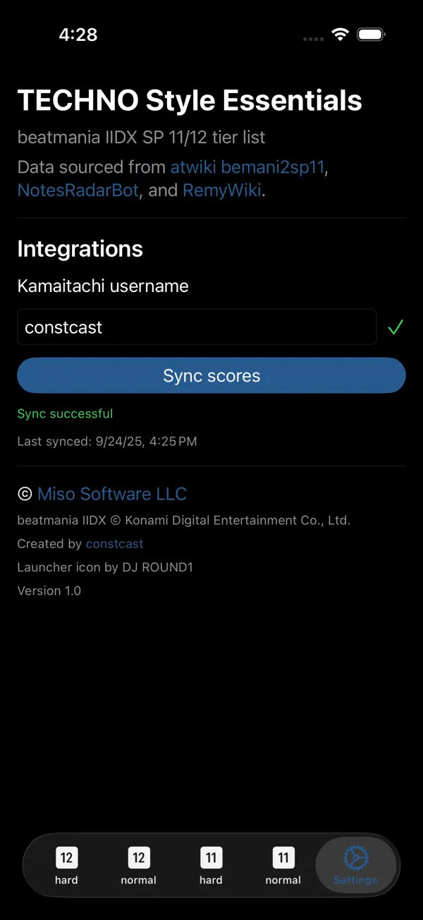 #3. TECHNO Style Essentials (iOS) Podle: Miso Software LLC