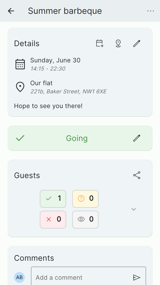 #3. Gather: A simple event planner (iOS) 由: HENRY MARCEL WALLIS