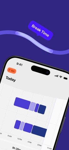 Work Hours Tracker: Sim Hours iPhone screenshot