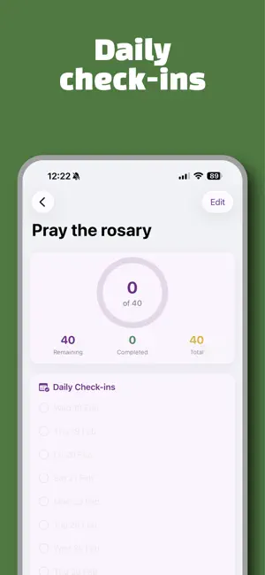 Lent Tracker screenshot 3