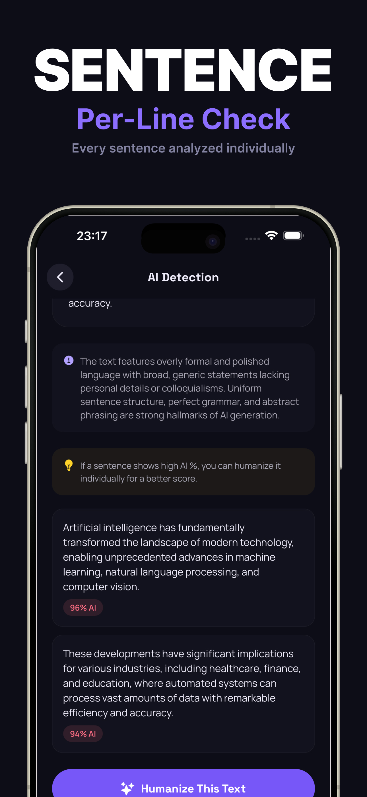 AI Writing Checker: cheq screenshot 3