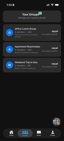 EvenlySplit: Expense & Khata Screenshot 2 of 8