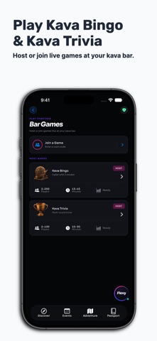 MyKavaBar iPhone screenshot