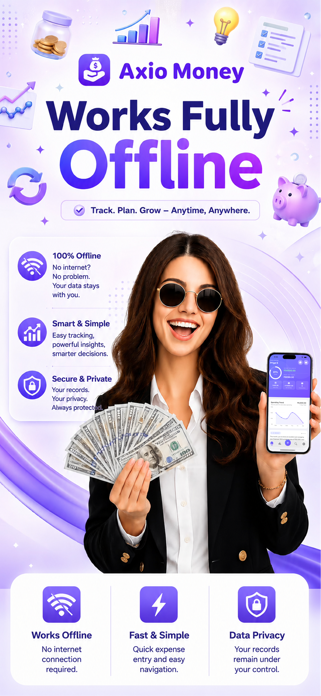 Axio Money: Expense Tracker Screenshot 1 of 8