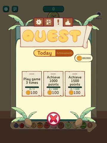 QSWatermelon : Fruit Merge iPad screenshot