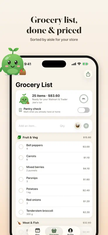 Plantry: AI Meal Planner screenshot 2 of 8
