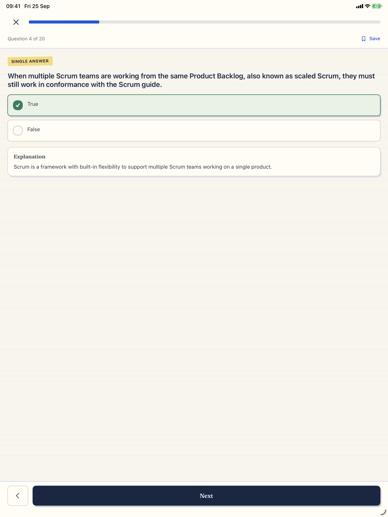 Screenshot 12 of ScrumMaster II Prep