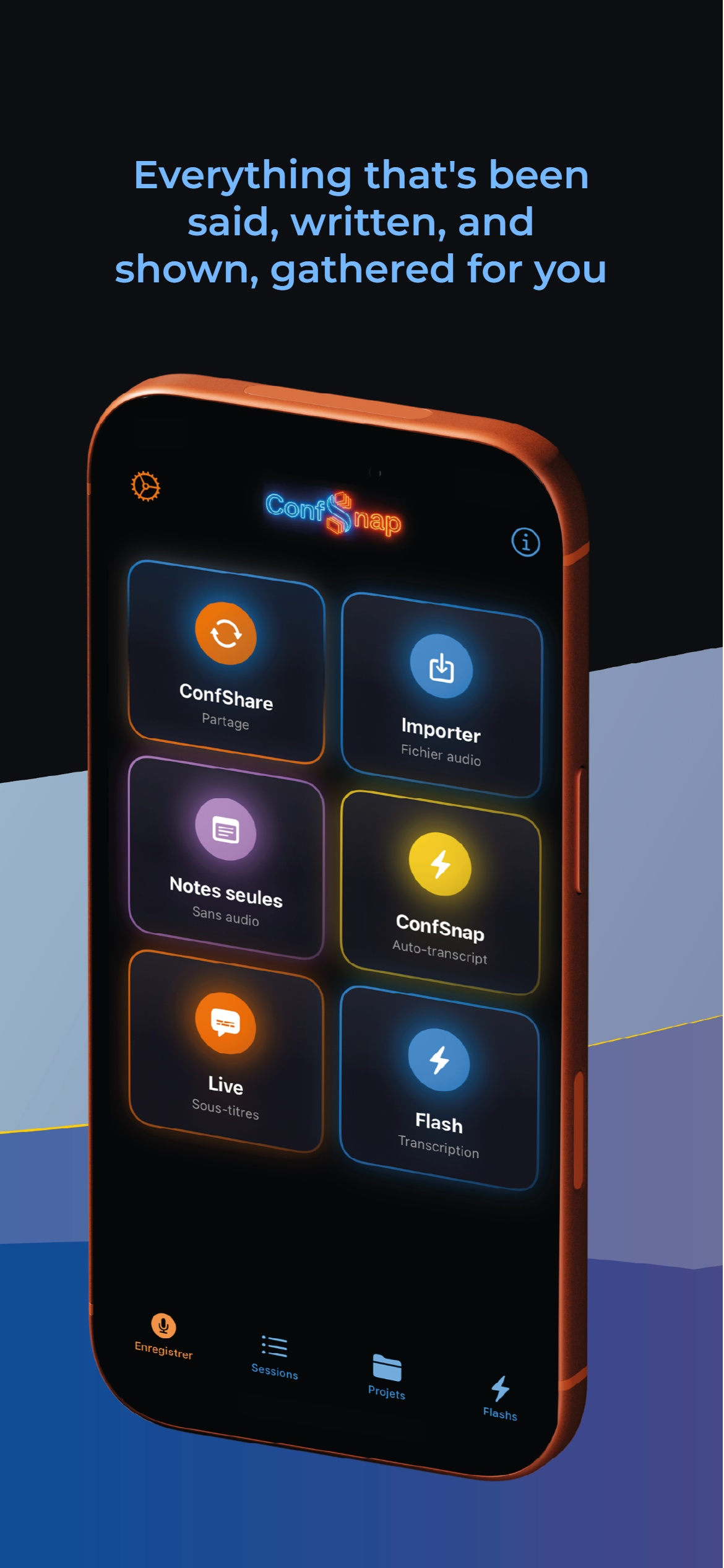 ConfSnap - Audio & Notes screenshot 3