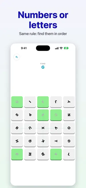 Schulte Table: Concentration screenshot 3