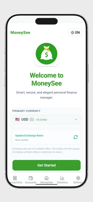 MoneySee: Money Manager screenshot 1