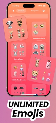 iEmoji AI Custom Emojis Maker iPhone screenshot