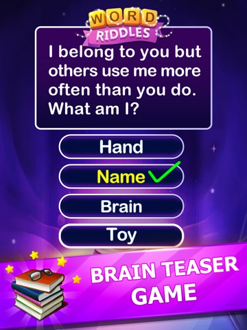 Word Riddles: Trivia Puzzle iPad screenshot