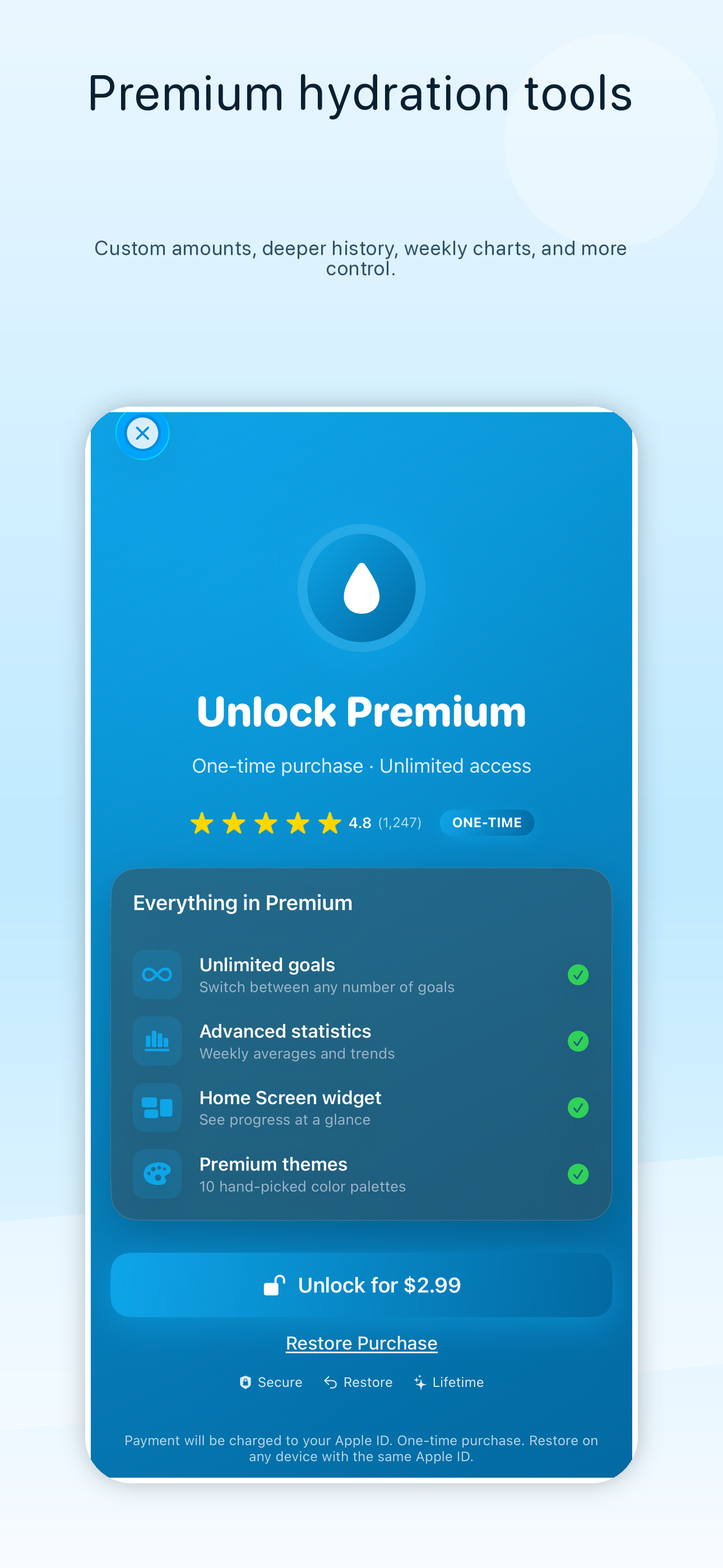 WaterPulse - Hydration Tracker screenshot 5
