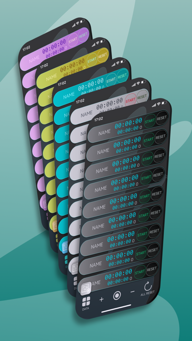 Multi-Timer; Stopwatch & Timer Screenshot