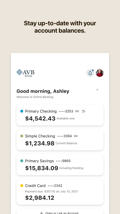 AVB Bank iPhone screenshot 2 - Finance app