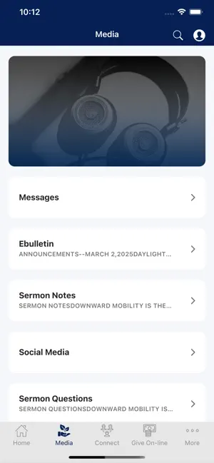 Highland Community Church screenshot 2