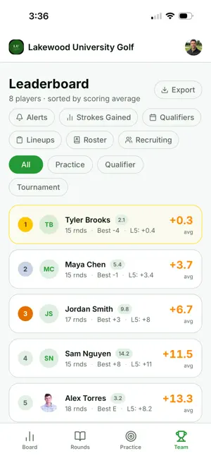 BirdieLab Coach screenshot 3
