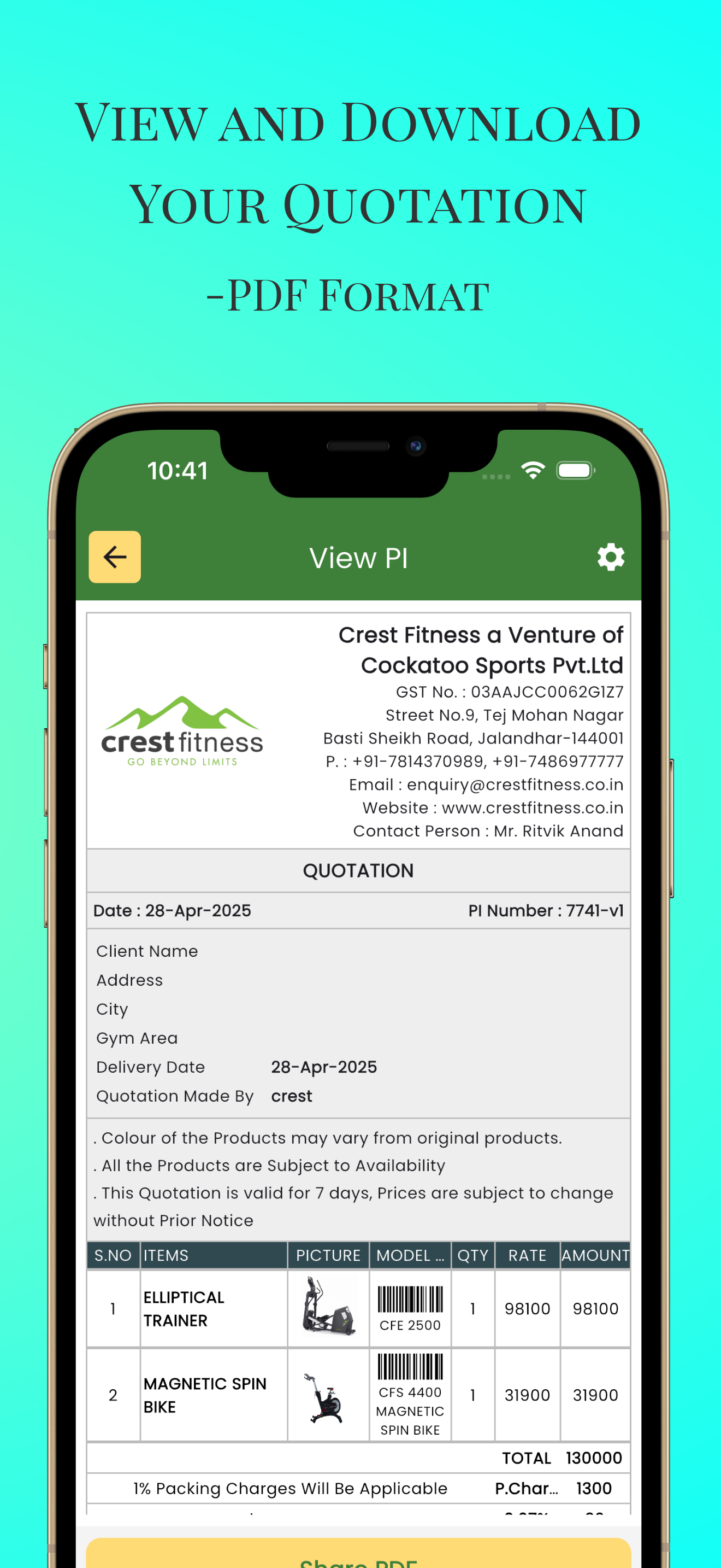 Crest Fitness screenshot 5
