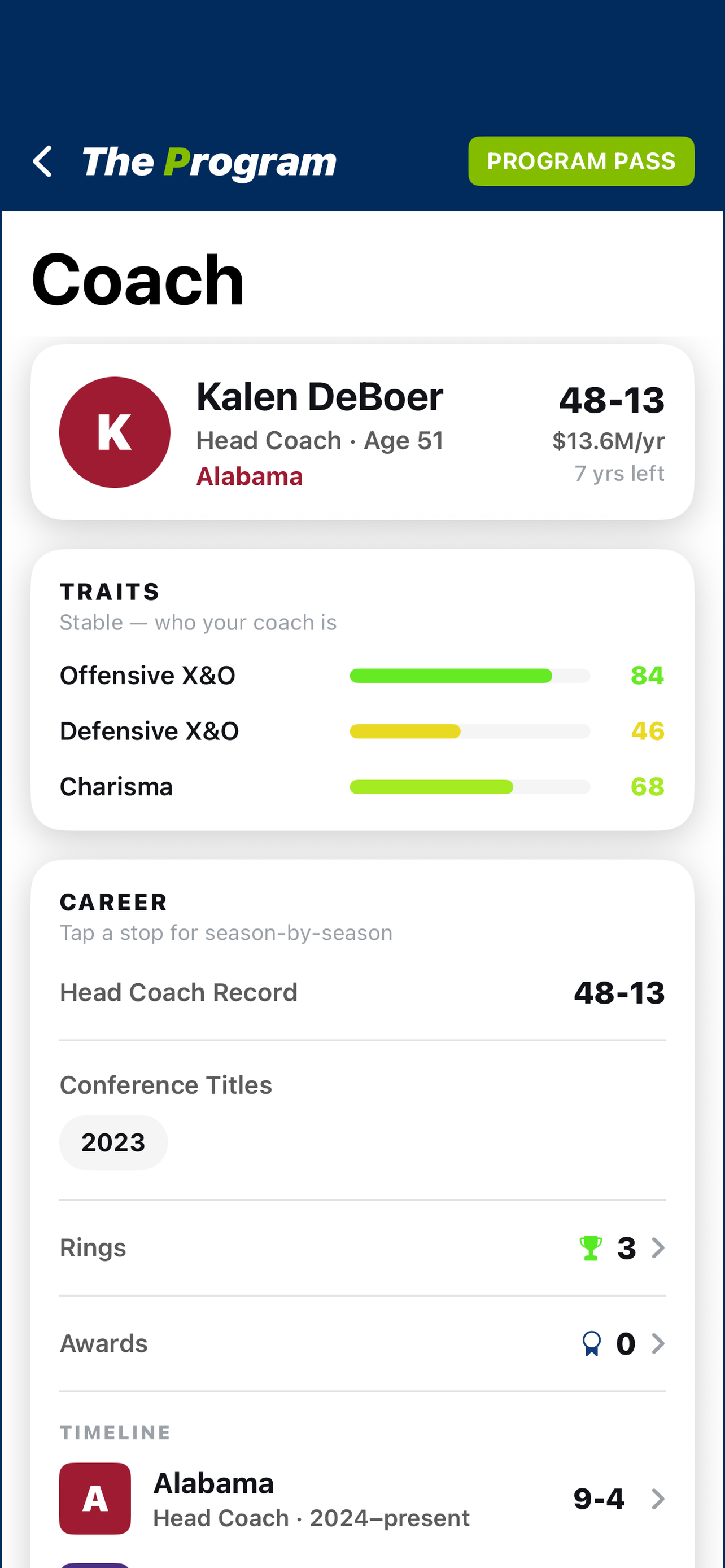 The Program: CFB Dynasty screenshot 9