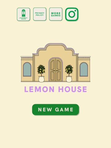 LEMON HOUSE : ROOM ESCAPE iPad screenshot
